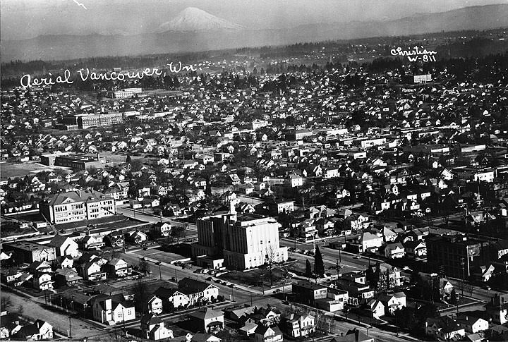 Aerial Vancouver, 1950