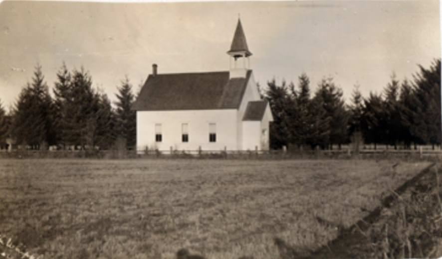 The exterior of the Harmony Methodist Episcopal Church, Vancouver, 1900s