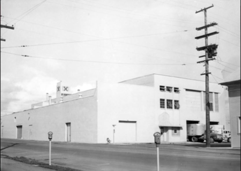 Lucky Lager Brewery located in Vancouver, Washington, 1953