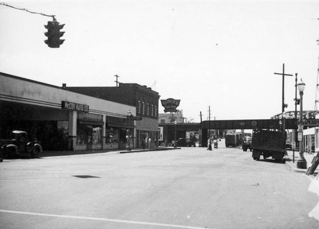 Looking South on Main Street in Vancouver, 1952