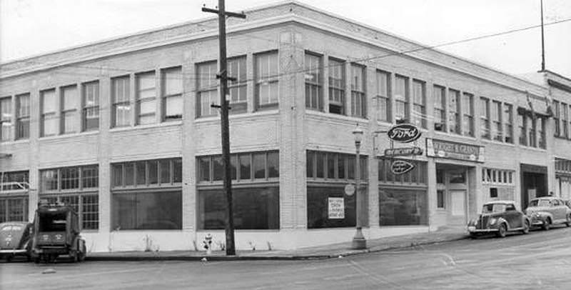 The Marine Building in Vancouver, 1942