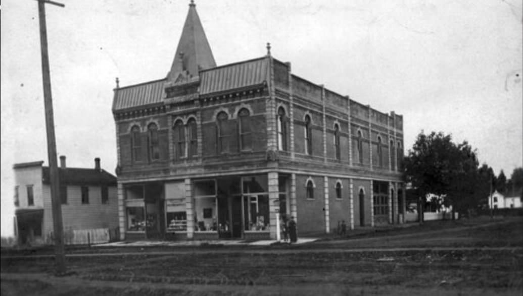 The exterior of an Masonic Temple in Vancouver, 1940s