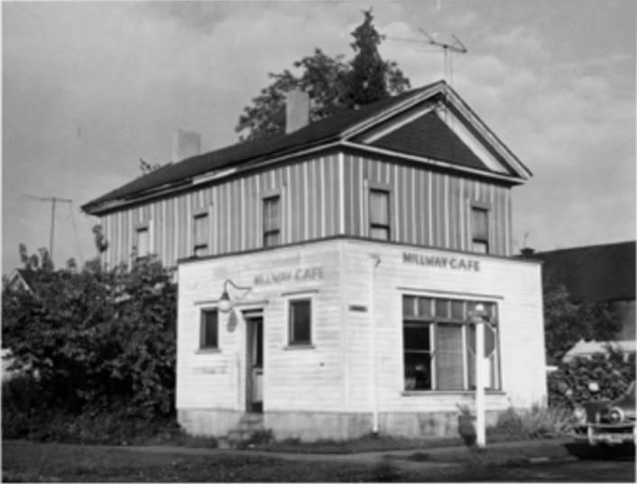 The Millway Café located at 500 Franklin Street in Vancouver, 1917