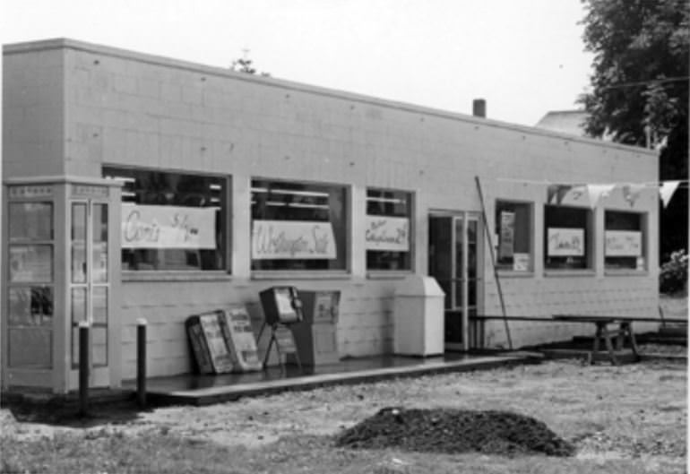 New Meadow Glade Store located at Meadow Glade north of Vancouver, 1969
