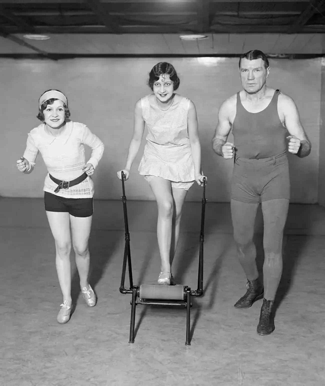 Running machine in 1928.