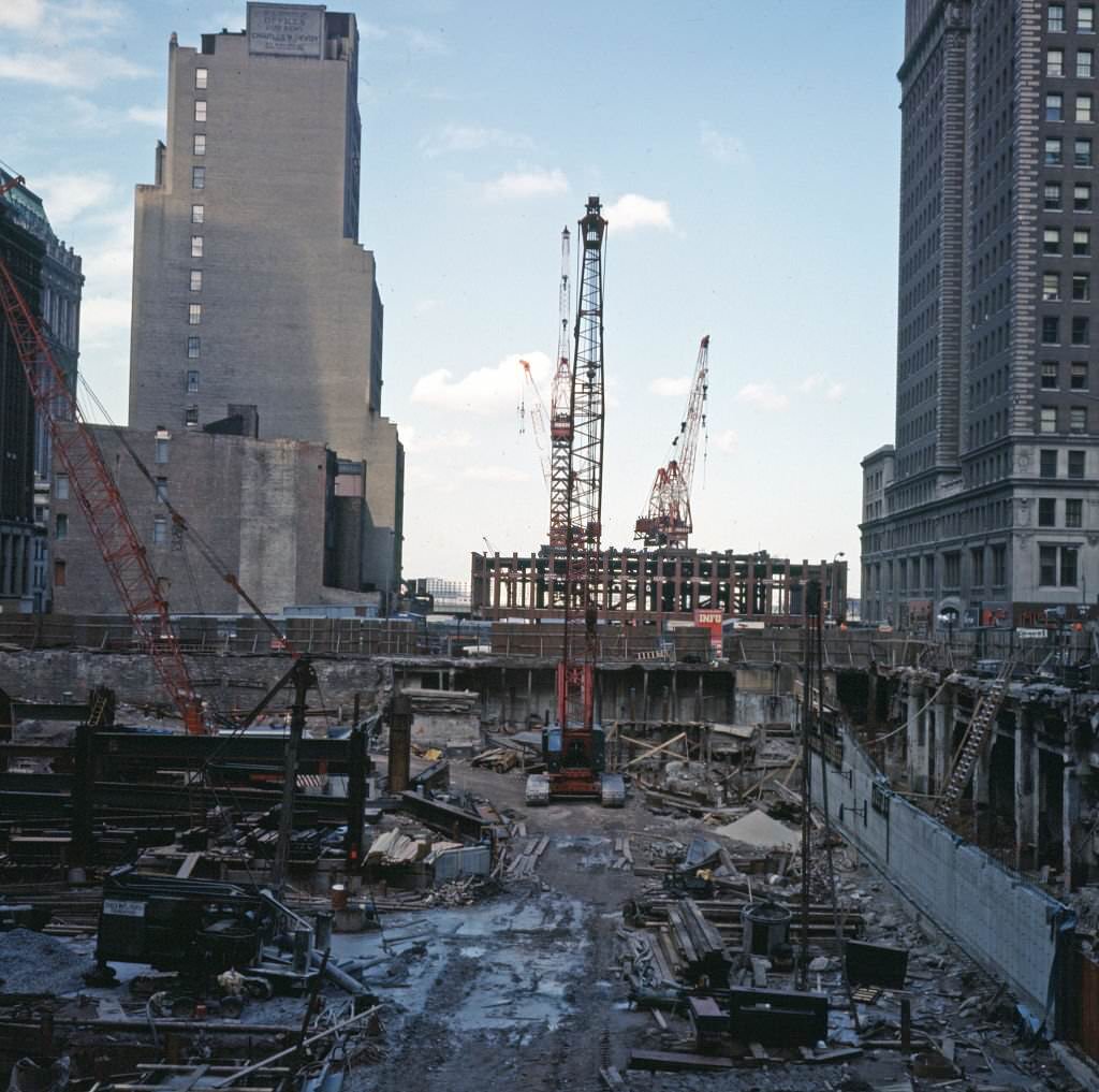 World Trade Center Construction Site, 1969