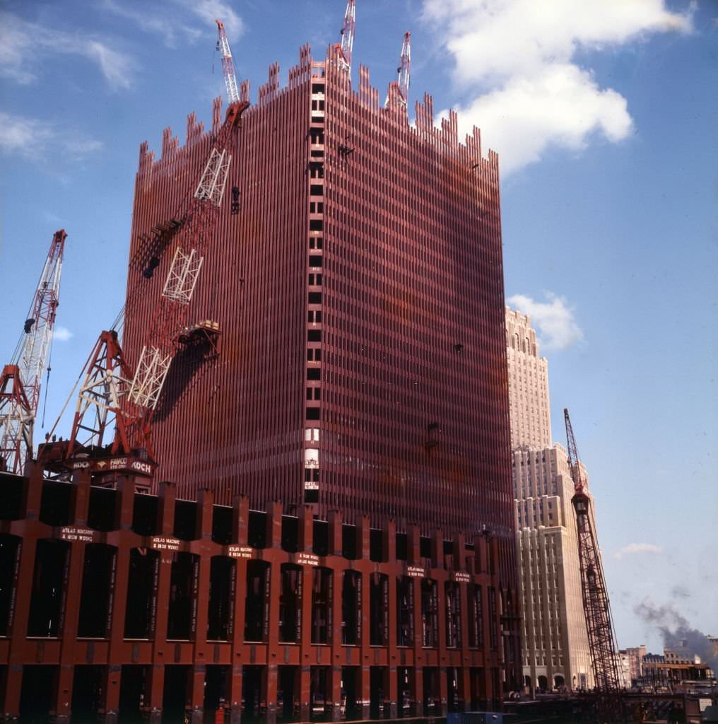 One World Trade Center Construction, 1969