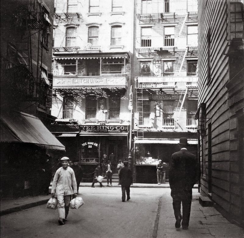 Chinatown, New York, 1914