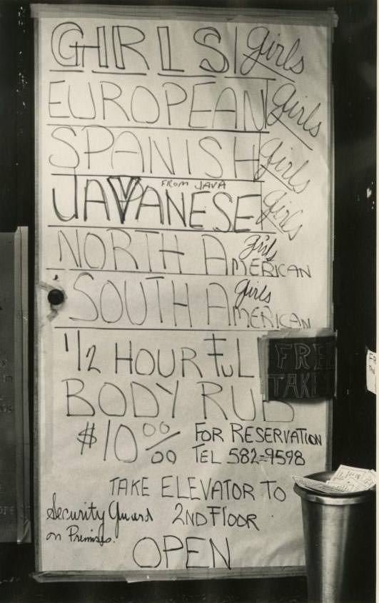 Selling Sex in New York City: Advertisements of Clubs, Peep Shows and Cheap Thrills on 42nd Street, 1970s and 1980s