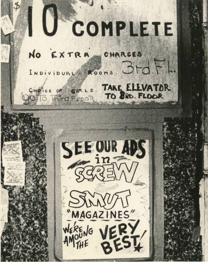 Selling Sex in New York City: Advertisements of Clubs, Peep Shows and Cheap Thrills on 42nd Street, 1970s and 1980s