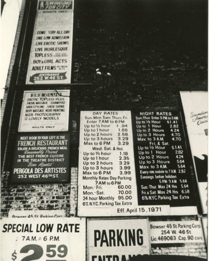 Selling Sex in New York City: Advertisements of Clubs, Peep Shows and Cheap Thrills on 42nd Street, 1970s and 1980s