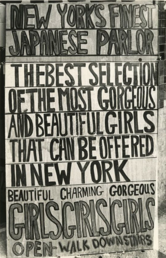 Selling Sex in New York City: Advertisements of Clubs, Peep Shows and Cheap Thrills on 42nd Street, 1970s and 1980s