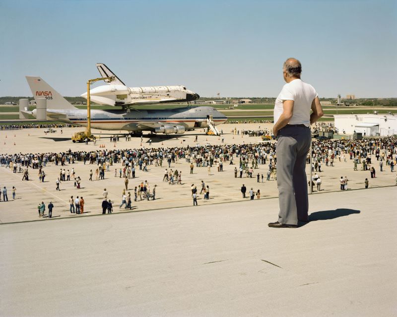The Space Shuttle Columbia Lands at Kelly Air Force Base, San Antonio, Texas, March 1979