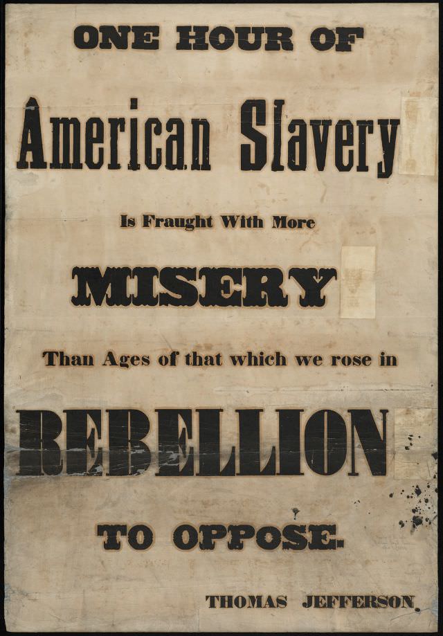 One hour of American slavery is fraught with more misery than ages of that which we rose in rebellion to oppose.