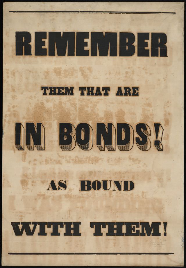 Remember them that are in bonds! As bound with them!