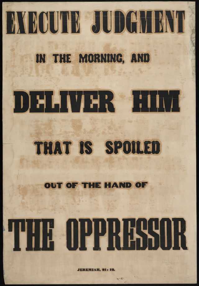 Execute judgment in the morning, and deliver him that is spoiled out of the hand of the oppressor