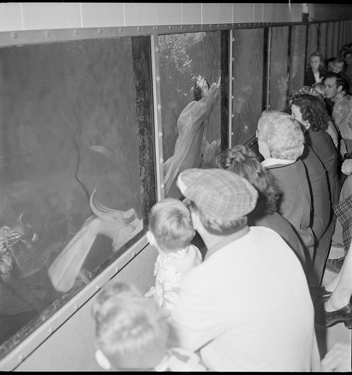 Glurpo performing in the submarine theater