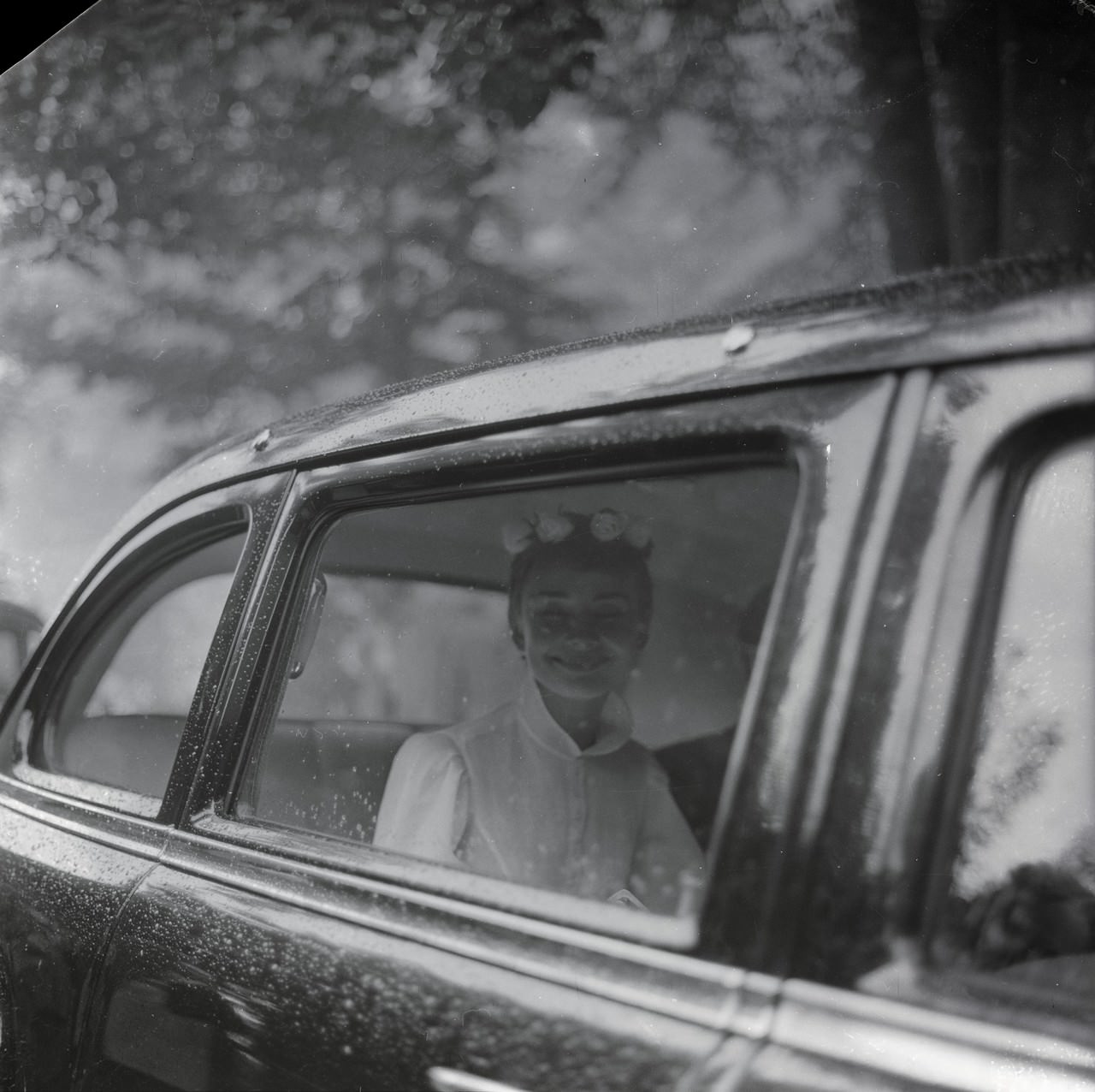 Audrey Hepburn and Mel Ferrer on Their Wedding Day and Honeymoon in Bürgenstock, Switzerland, 1954