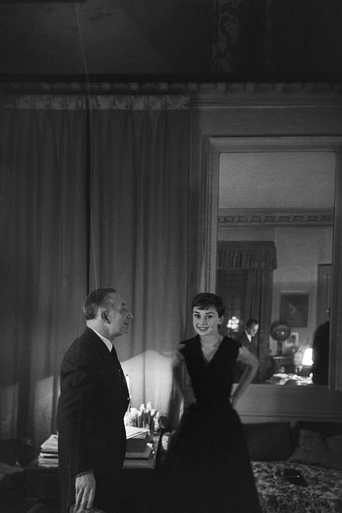 Audrey Hepburn And Mel Ferrer in Paris, 1955
