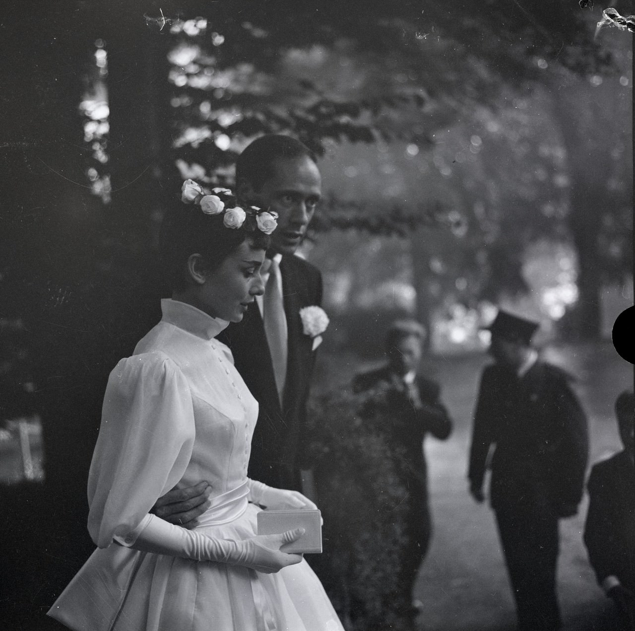 Audrey Hepburn and Mel Ferrer on Their Wedding Day and Honeymoon in Bürgenstock, Switzerland, 1954