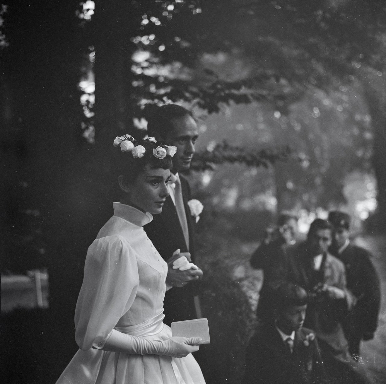 Audrey Hepburn and Mel Ferrer on Their Wedding Day and Honeymoon in Bürgenstock, Switzerland, 1954