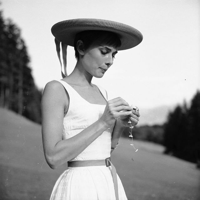 Fabulous Photos of Audrey Hepburn in Bürgenstock, Switzerland in 1954