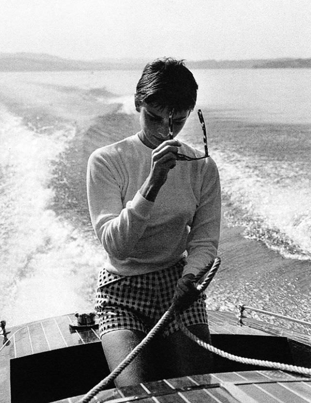 Fabulous Photos of Audrey Hepburn in Bürgenstock, Switzerland in 1954