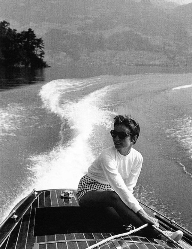 Fabulous Photos of Audrey Hepburn in Bürgenstock, Switzerland in 1954