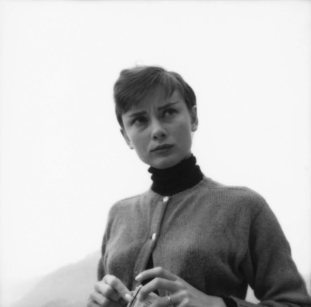 Fabulous Photos of Audrey Hepburn in Bürgenstock, Switzerland in 1954