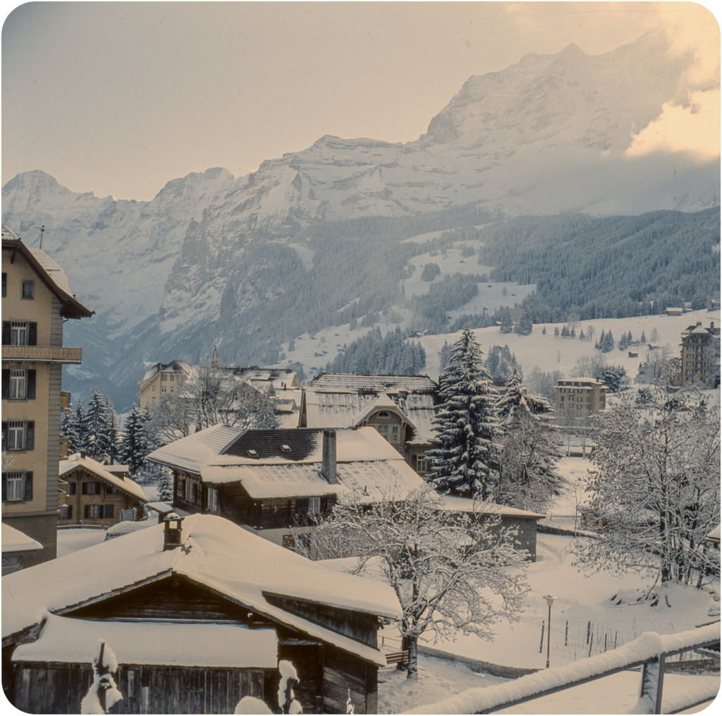 Fascinating Medium Format Color Photos Show Life in Bern, Switzerland, in the Winter of 1959