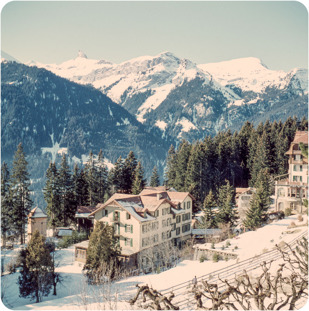 Fascinating Medium Format Color Photos Show Life in Bern, Switzerland, in the Winter of 1959