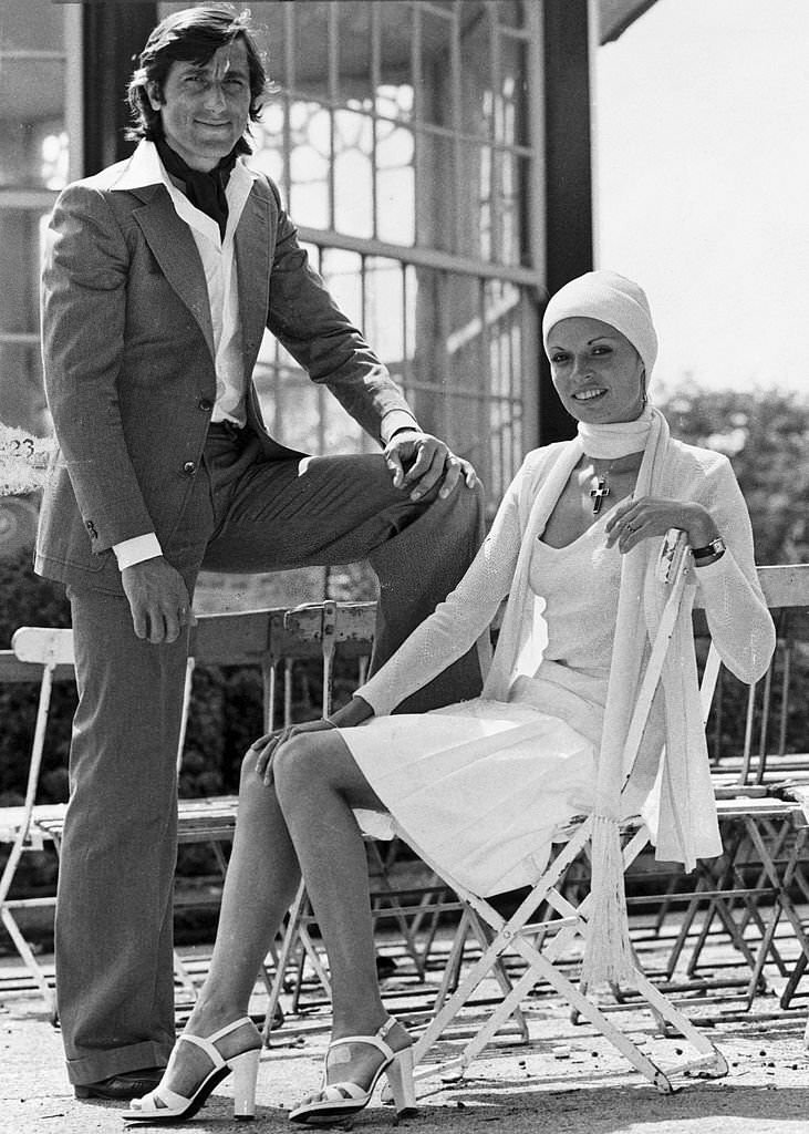 Ilie and Dominique Nastase, June 1974.
