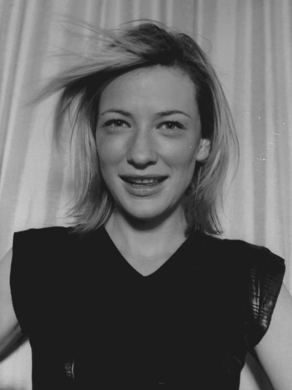 Mischievous Portraits of Cate Blanchett by Kim Andreolli in 1999