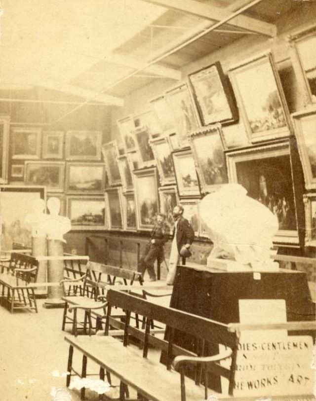 Art Gallery, Centennial International Exhibition, Philadelphia, Pennsylvania, 1876