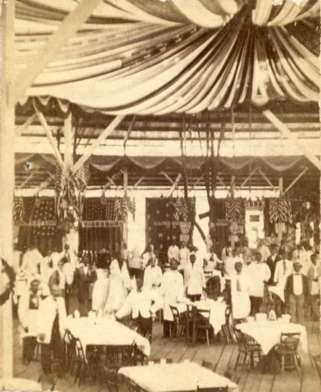 Refreshment Saloon, Centennial International Exhibition, Philadelphia, Pennsylvania, 1876