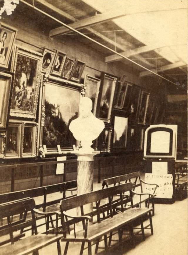 Art Gallery, Centennial International Exhibition, Philadelphia, Pennsylvania, 1876