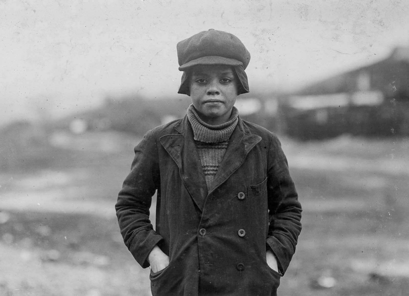 Mine worker Angelo Ross, who claims to be 13, but is likely younger, 1911