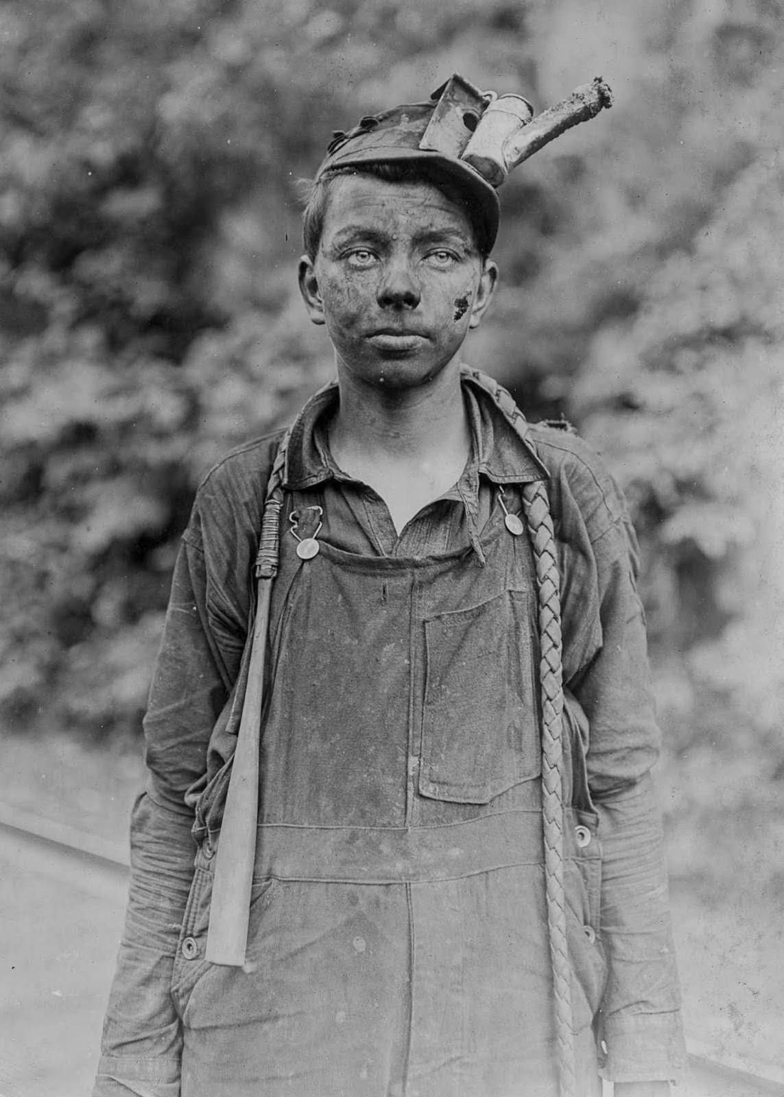 A young driver at Brown Mine in West Virginia, 1908