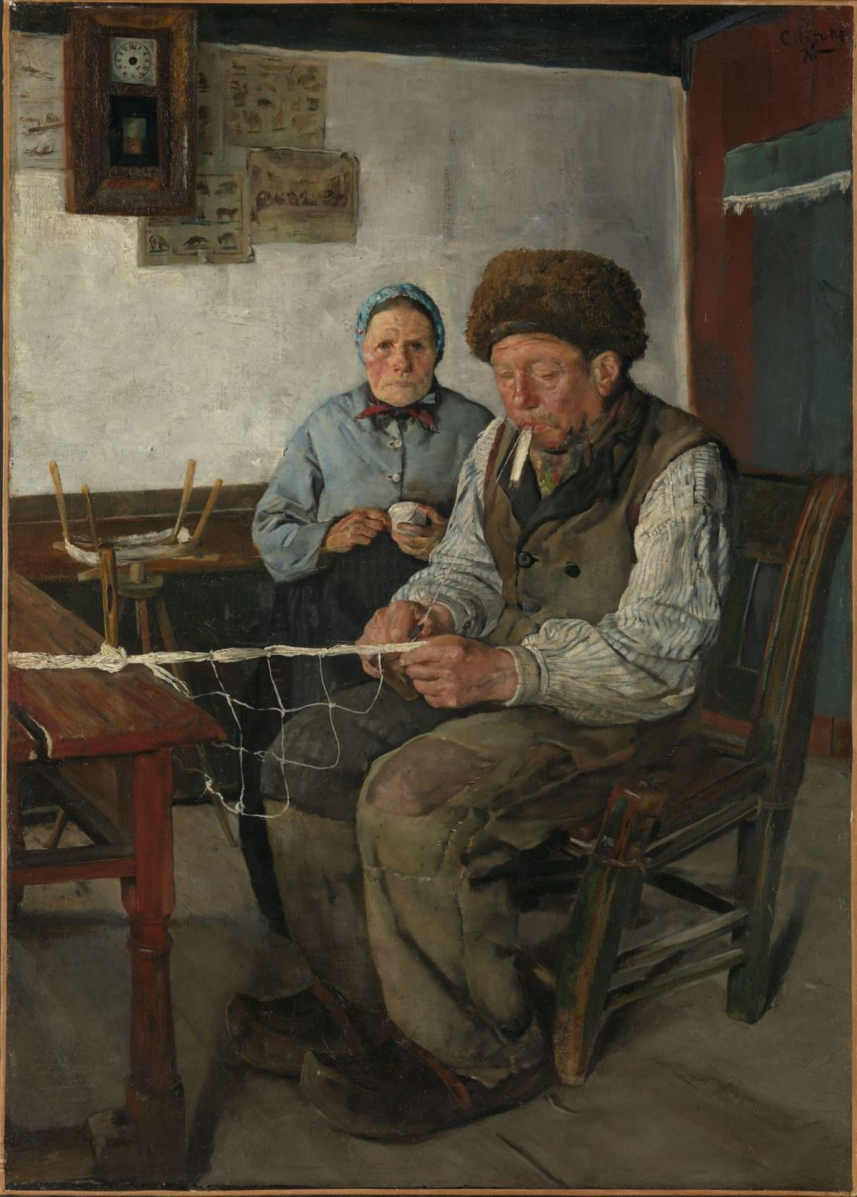 The Net-Mender, 1880.