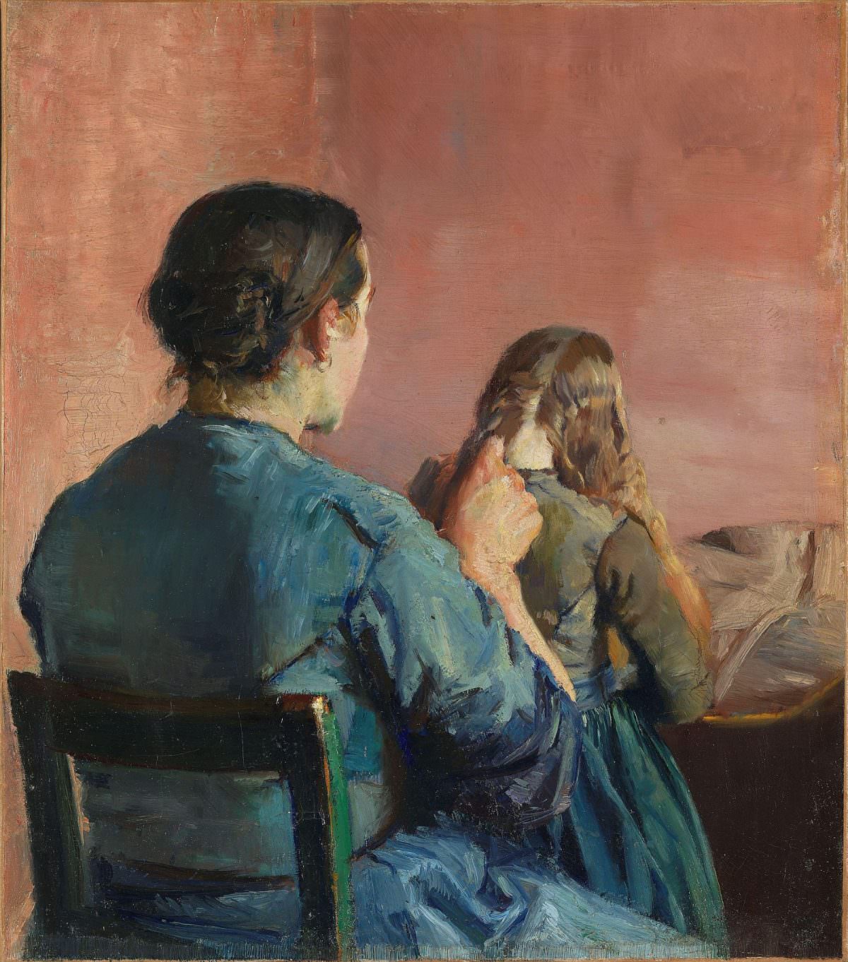 Braiding Her hair, 1888.