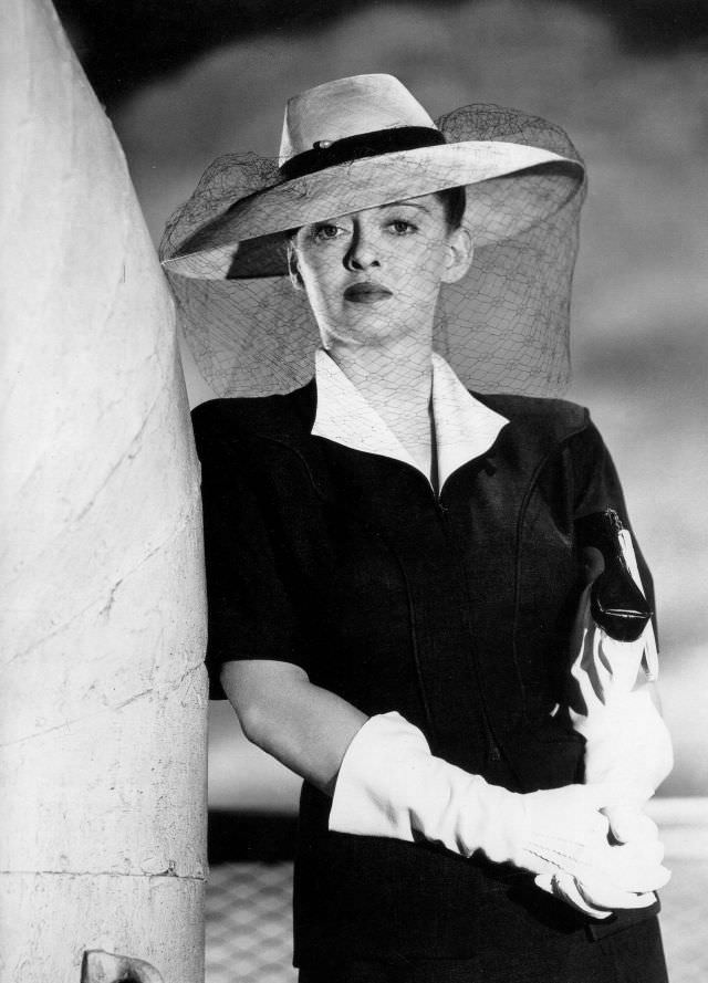Bette Davis photographed by Bert Six for ‘Now, Voyager’, 1942