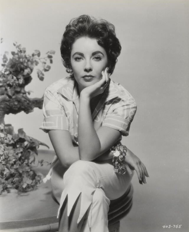 Elizabeth Taylor from ‘Giant’ by Bert Six, 1956