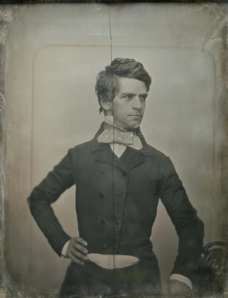 Nathaniel P. Banks was 36 years old when this picture was taken in 1852.
