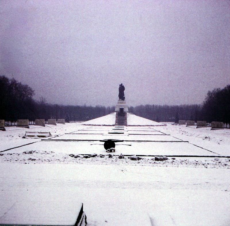 Treptower Soviet War Memorial, East Berlin, February 1970