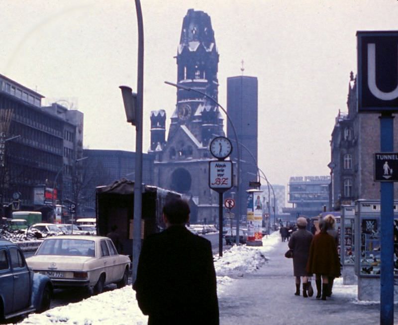 On the Kurfurstendamm, West Berlin, February 1970