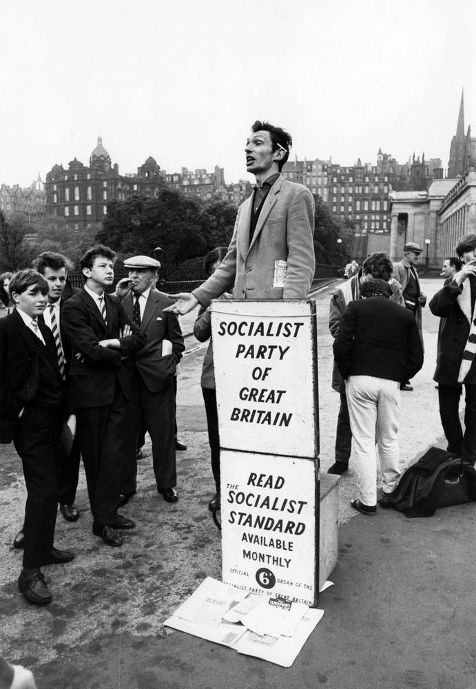 Socialist Speaker and audiences at the Mound, Edinburgh, 1964