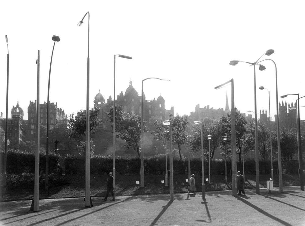 Lamp Post Exhibition at Princes Street, Edinburgh, 1964