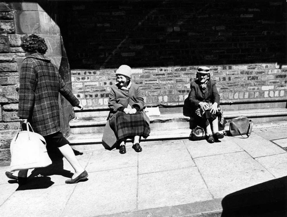 Ladies with Shopping bags, Edinburgh, 1965