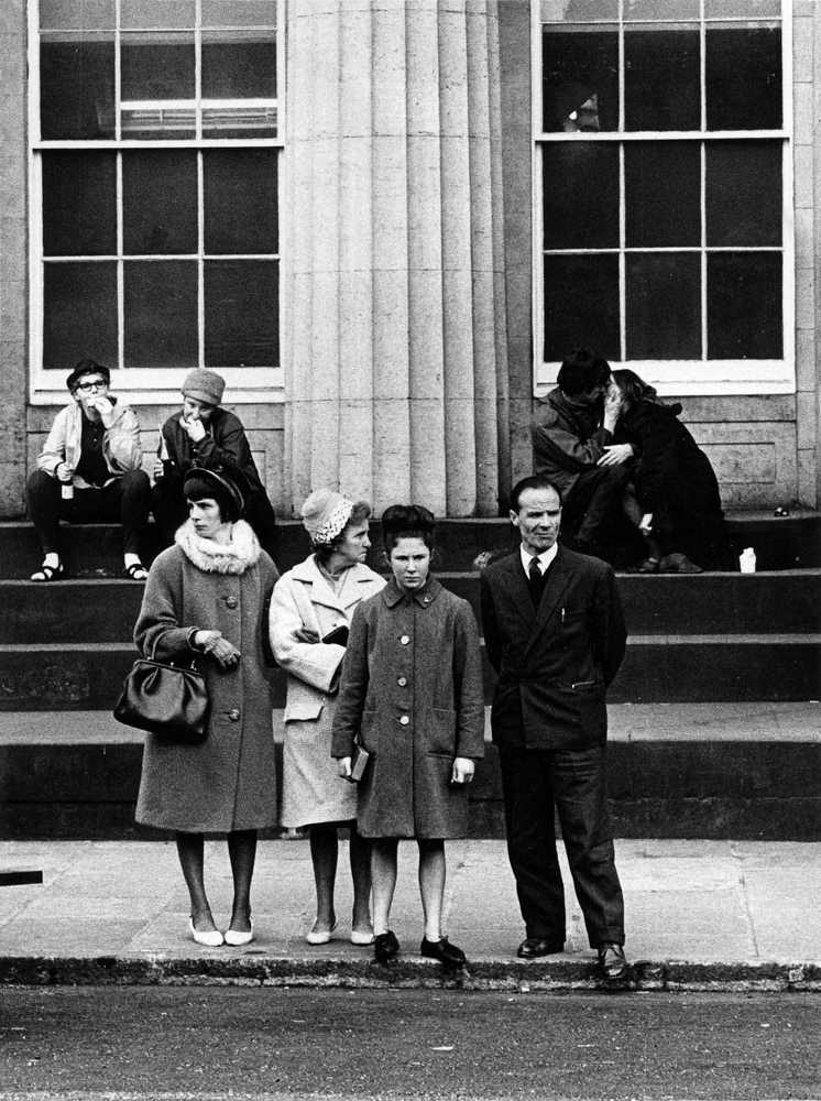 People at National Gallery, Edinburgh, 1965
