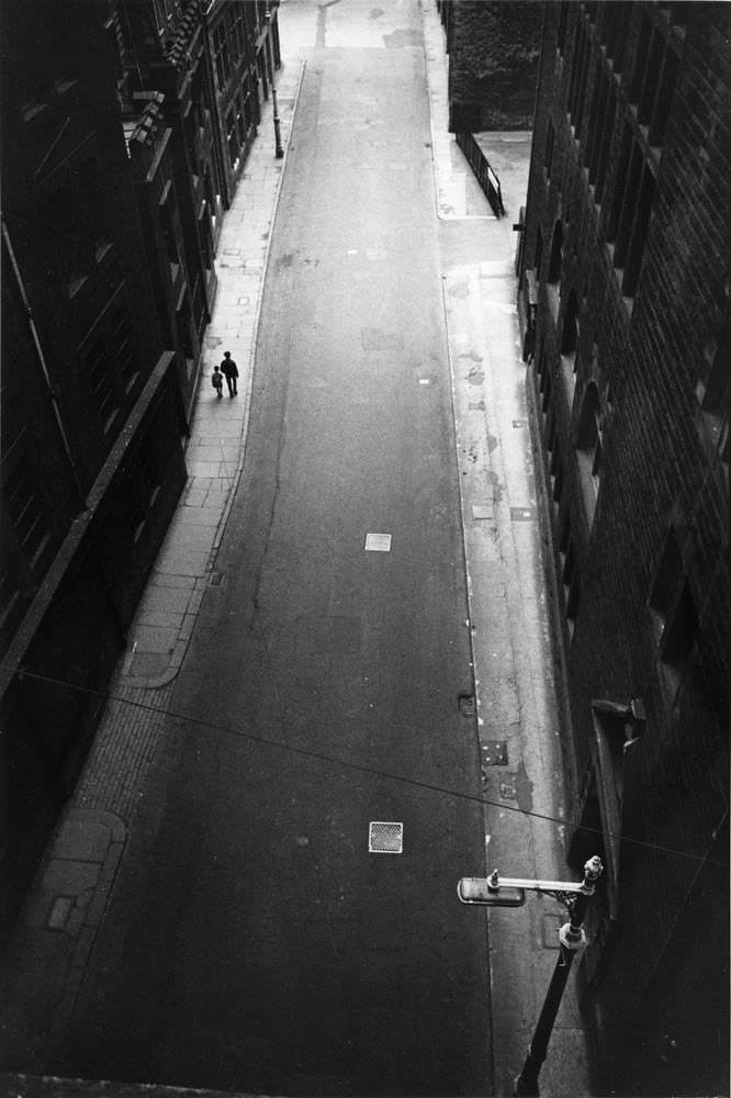 Cow gate from George IV Bridge, Edinburgh, 1965